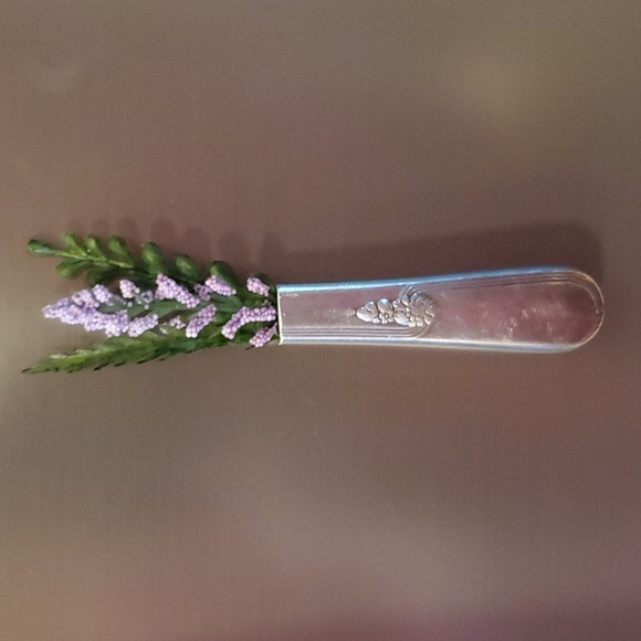 Other - Refrigerator bud vase handcrafted from vintage silverware